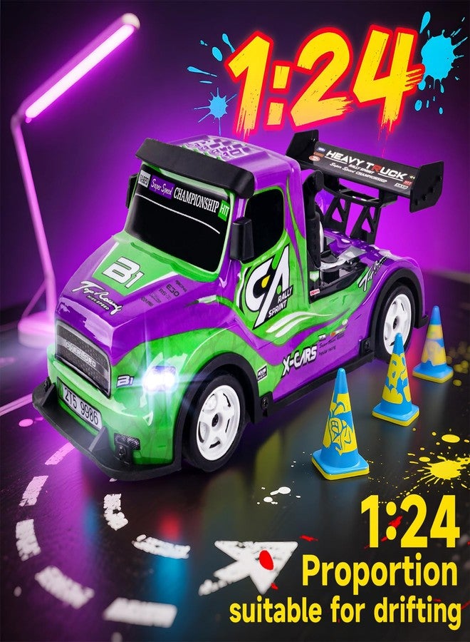 بيزغار سيارة بيزجار للتحكم عن بعد | سيارة لعبة رباعية الدفع بتردد 2.4 جيجاهرتز مع أضواء متغيرة الألوان ومجموعات إطارات مزدوجة | 20 دقيقة من وقت اللعب | شاحنة سباق تعمل بالتحكم عن بعد للأولاد والبنات والكبار (أخضر) - Image 5